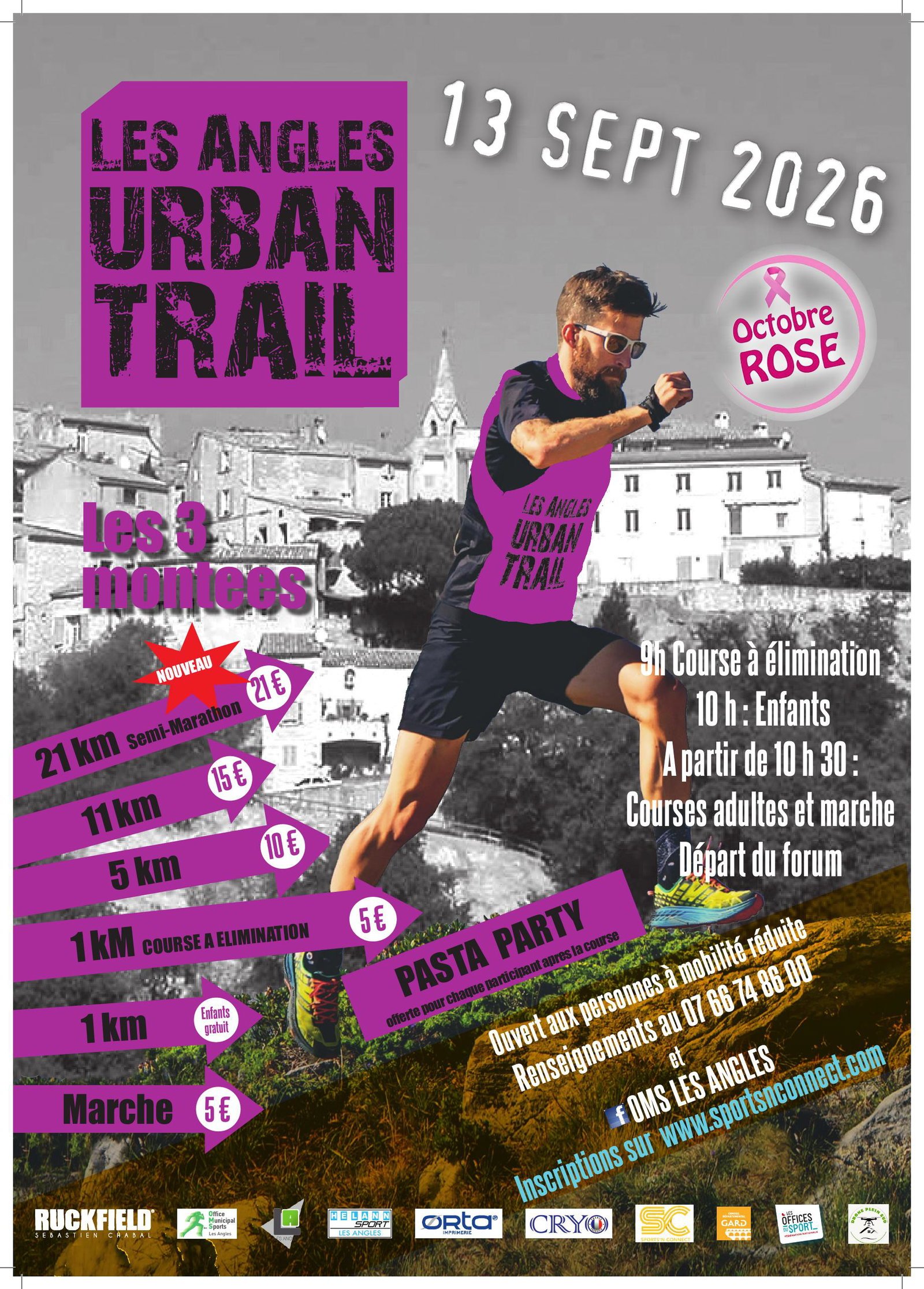 urban trail Les Angles