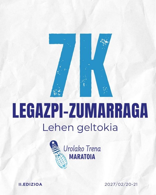 Urolako Trena Maratoia 7K Legazpi-Zumarraga Logo
