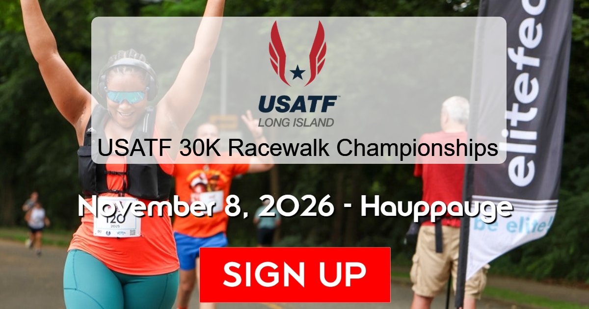 USATF 30K Race Walk Championships Logo