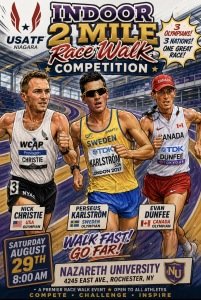 USATF Niagara Indoor  2 Mile Race Walk