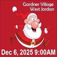 Utah Santa Run - Gardner Village Logo