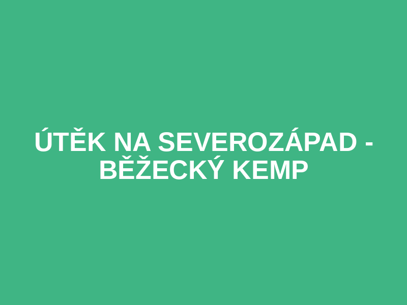 Útěk na severozápad - běžecký kemp Logo