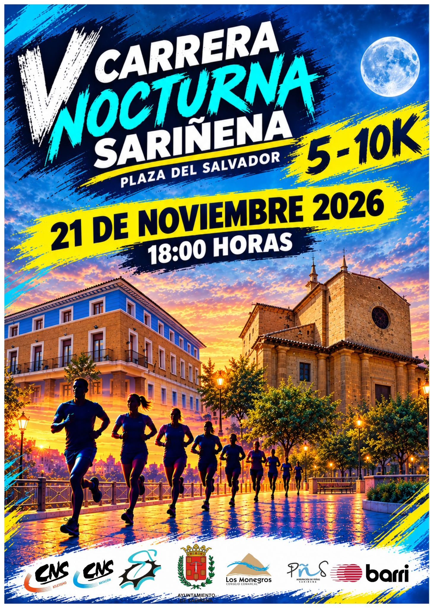 V 10K DE SARIÑENA Logo
