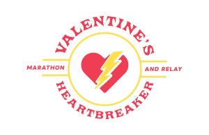 Valentine's Heartbreaker Marathon & Relay Logo