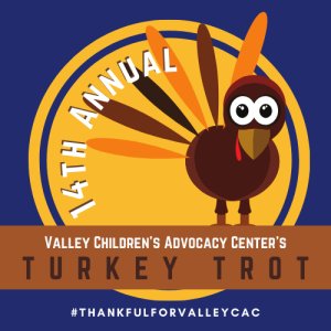 Valley Children's Advocacy Center's 14th Annual The Club of Staunton Turkey Trot Run/Walk Logo