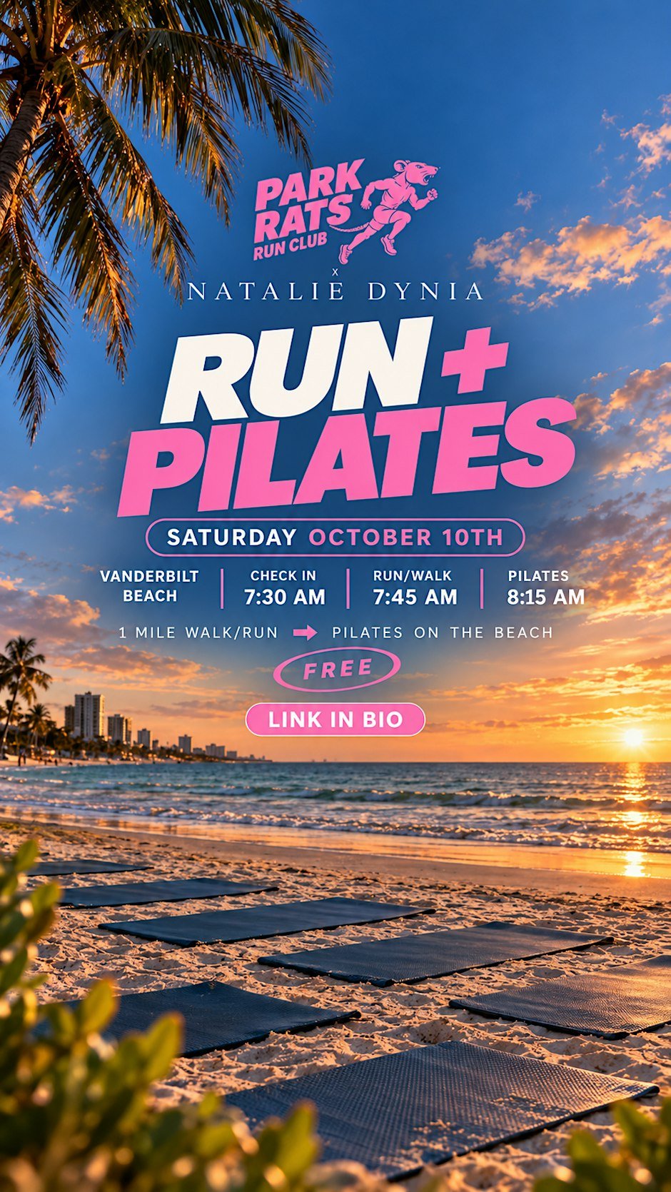 Vanderbilt Beach Run/Walk & Pilates Logo