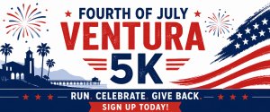 Ventura 4th of July 5k Logo