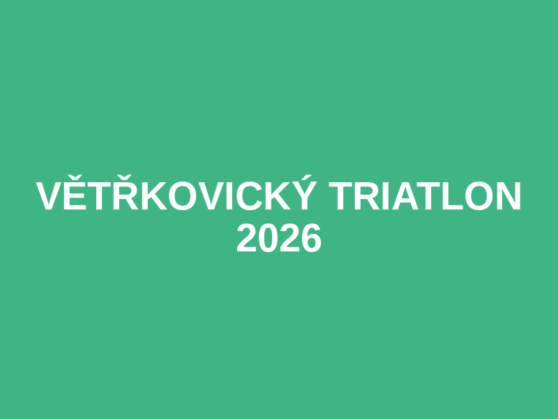 Větřkovický triatlon 2026 Logo