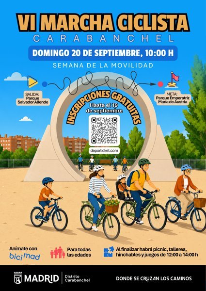 VI Marcha Ciclista Distrito Carabanchel