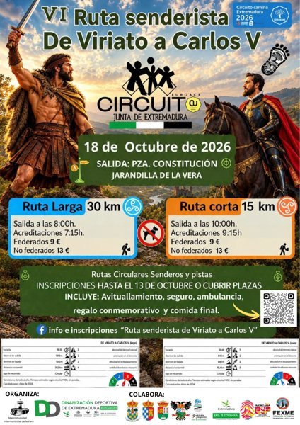 VI Ruta Senderista de Viriato a Carlos V