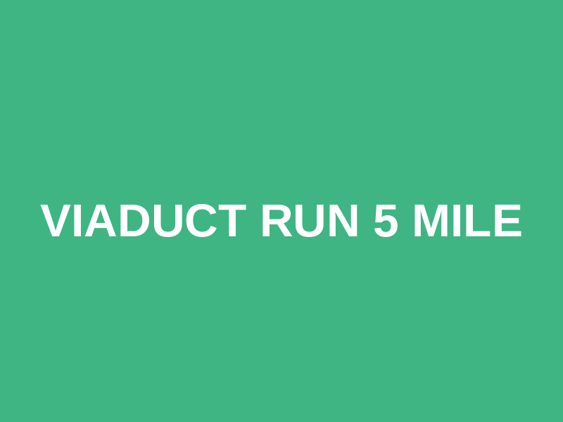 Viaduct Run 5 mile Logo
