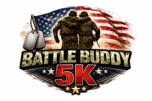 Victoria Helping Veterans- First Annual Battle Buddy 5k Logo