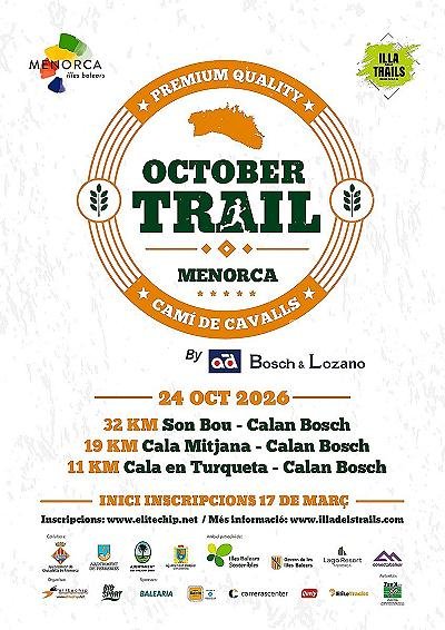 VIII October Trail Menorca 2026 Logo