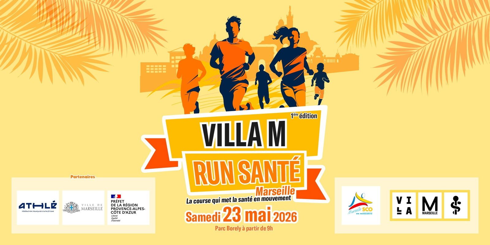 Villa M Run Santé Marseille Logo