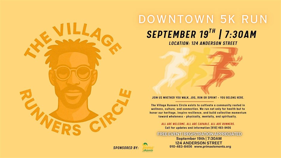 Village Runners Club 5K Run - Free Event! Logo