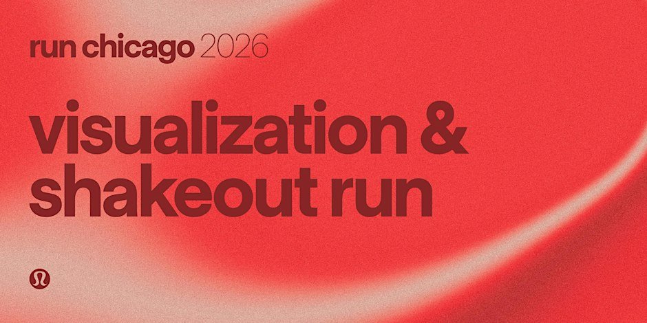 visualization & shakeout run with lululemon Logo