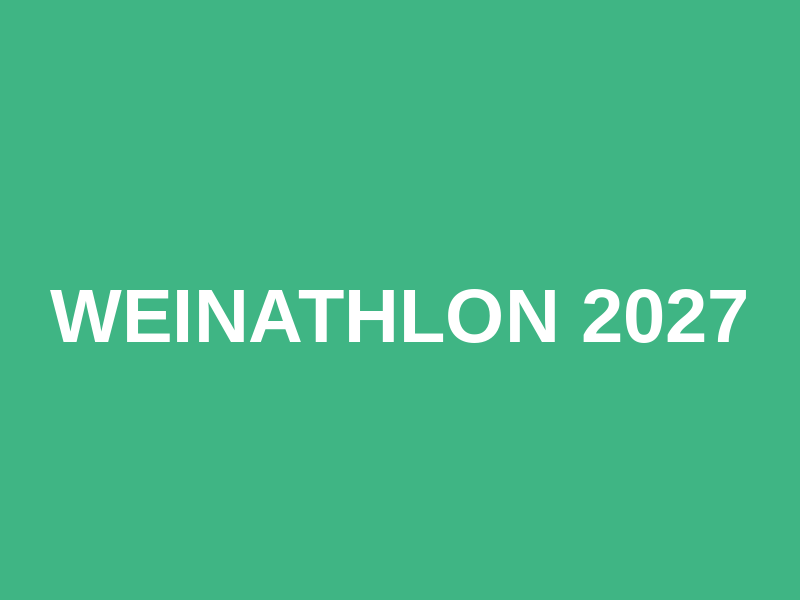 Weinathlon 2027 Logo