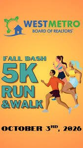 West Metro Board of REALTORS® Annual Fall Dash 5K Run|Walk