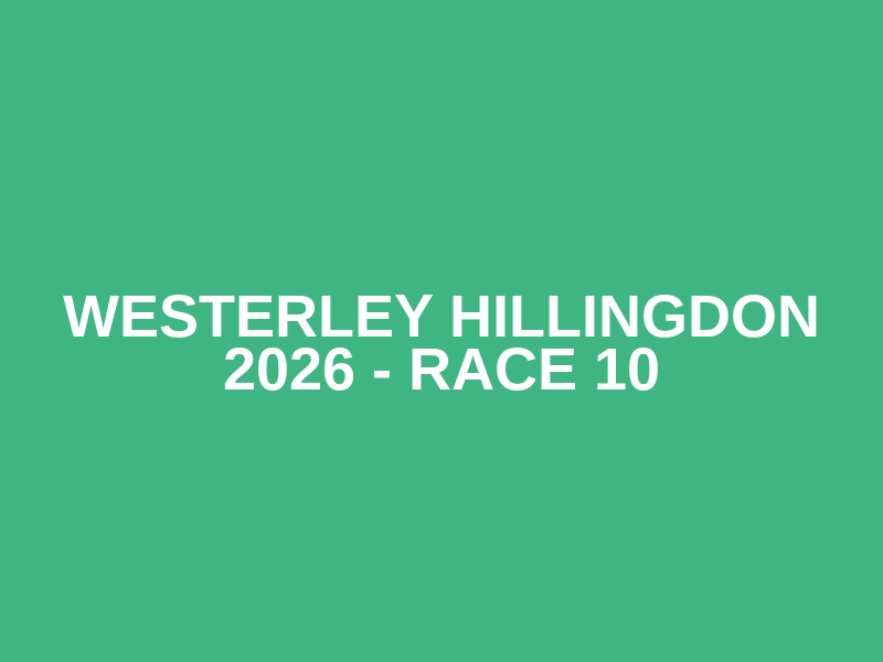 Westerley Hillingdon 2026 - Race 10 Logo