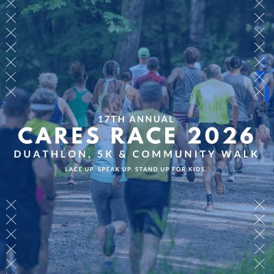 Western PA CARES for Kids 17th Annual Duathlon, 5K & Community Walk Logo