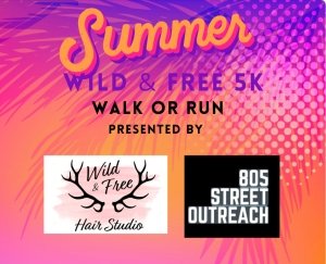 Wild & Free Summer 5K Walk/Run Logo