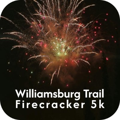 Williamsburg Trail Firecracker 5k Logo
