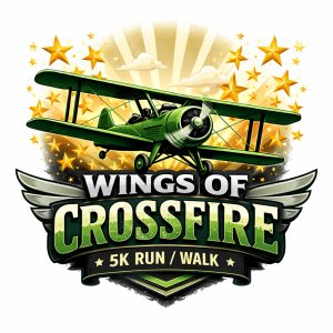 Wings of Crossfire 5K Logo
