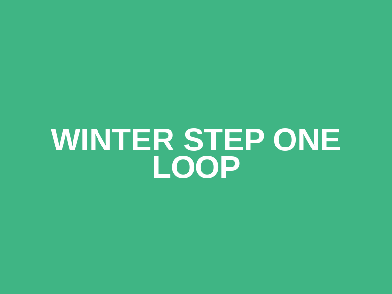 Winter Step One Loop Logo