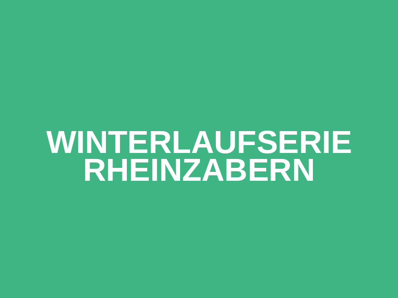 Winterlaufserie Rheinzabern Logo