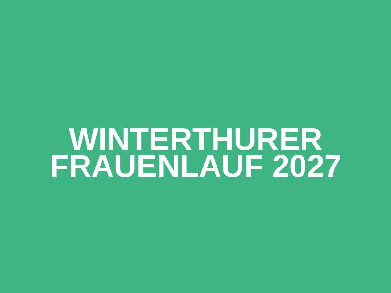 Winterthurer Frauenlauf 2027 Logo