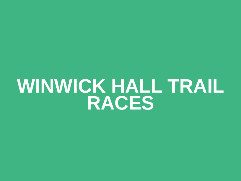 Winwick Hall Trail Races Logo