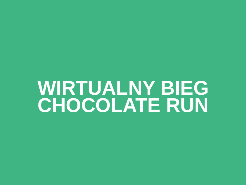 Wirtualny Bieg Chocolate RUN Logo