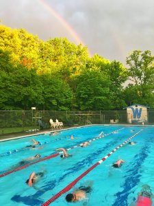 Woodberry Hills Swim Club Summer Lessons Logo