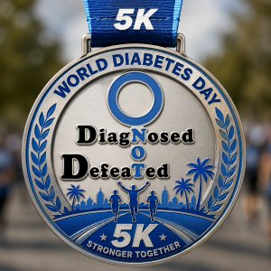 World Diabetes Day Virtual 5k Logo