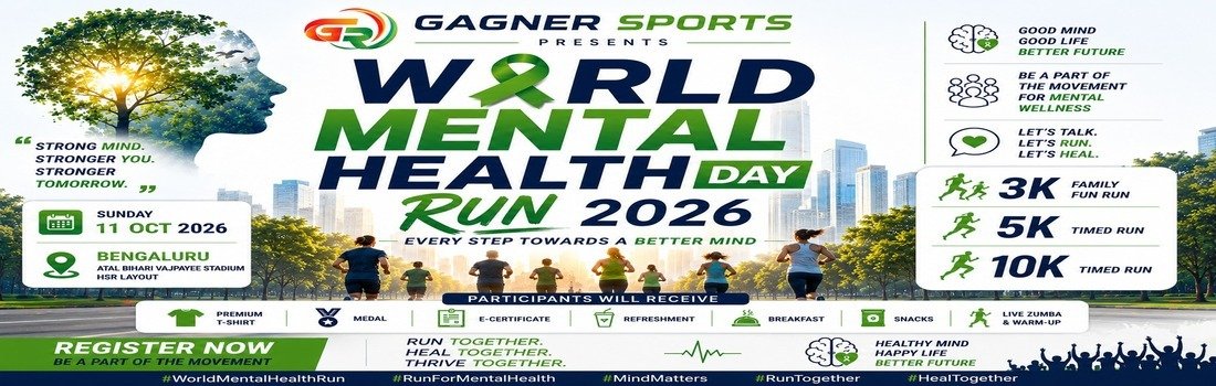 World Mental Health Day Run 2026 Logo