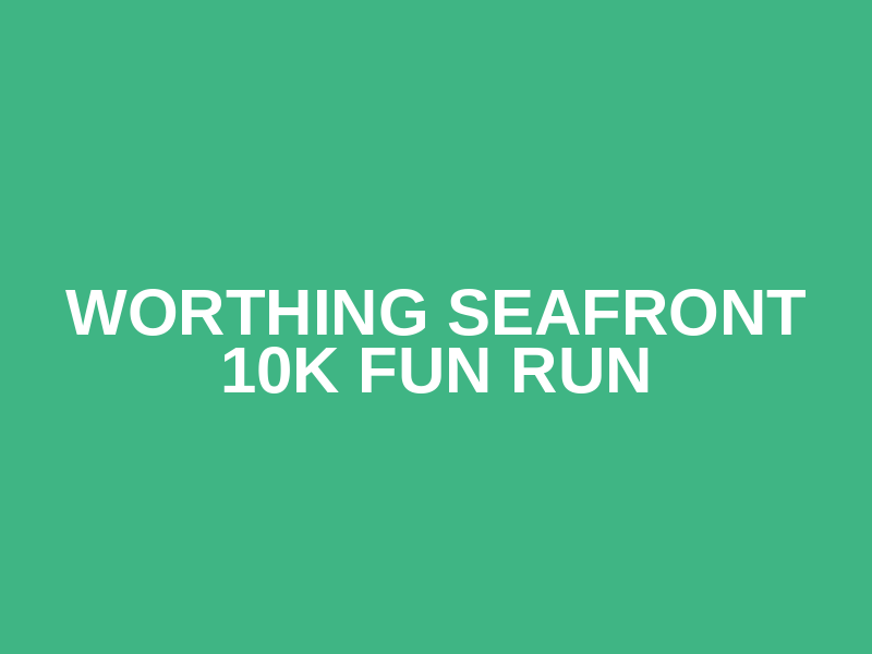 Worthing Seafront 10K Fun Run Logo