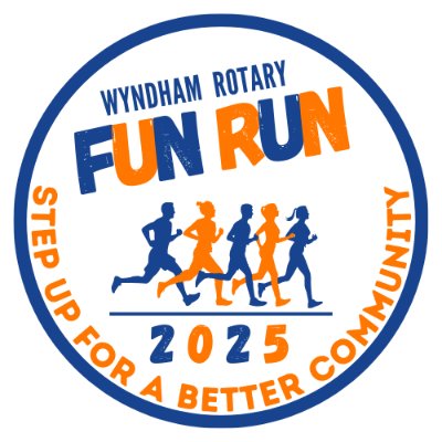 Wyndham Rotary Fun Run 2026 Logo