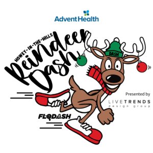 AdventHealth Howey-in-the-Hills Reindeer Dash 5K presented by LiveTrends Design Group Logo