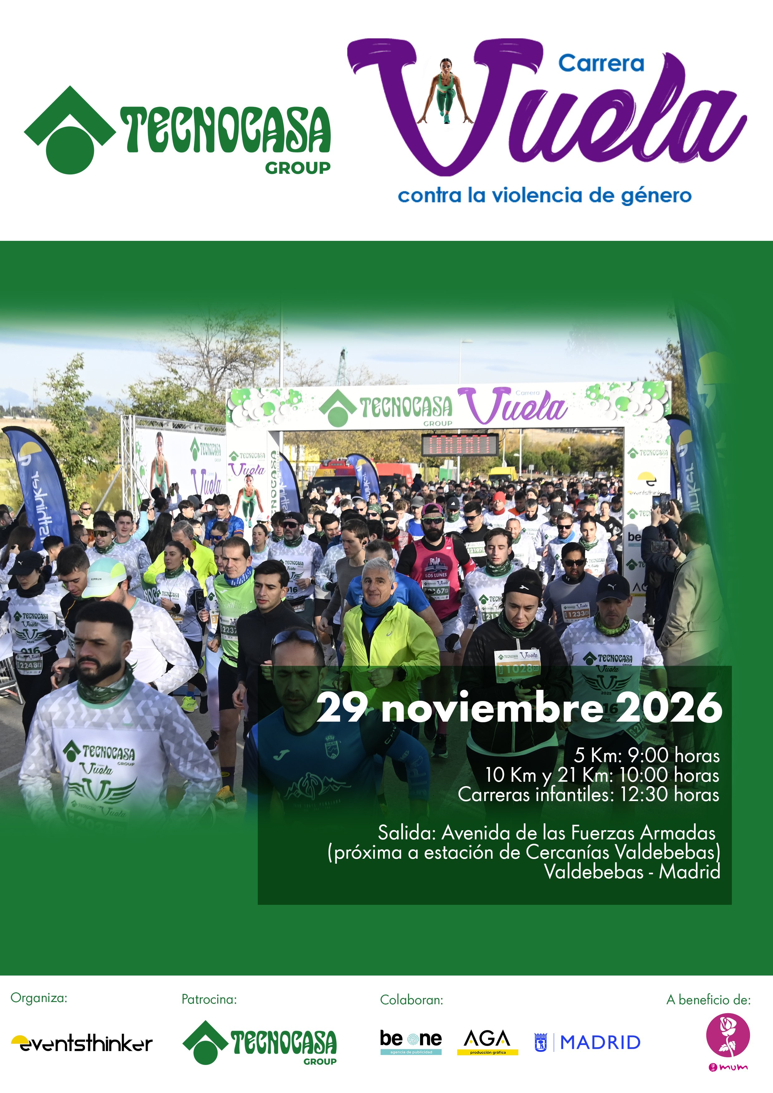 X Carrera TECNOCASA Vuela - Contra la violencia de género