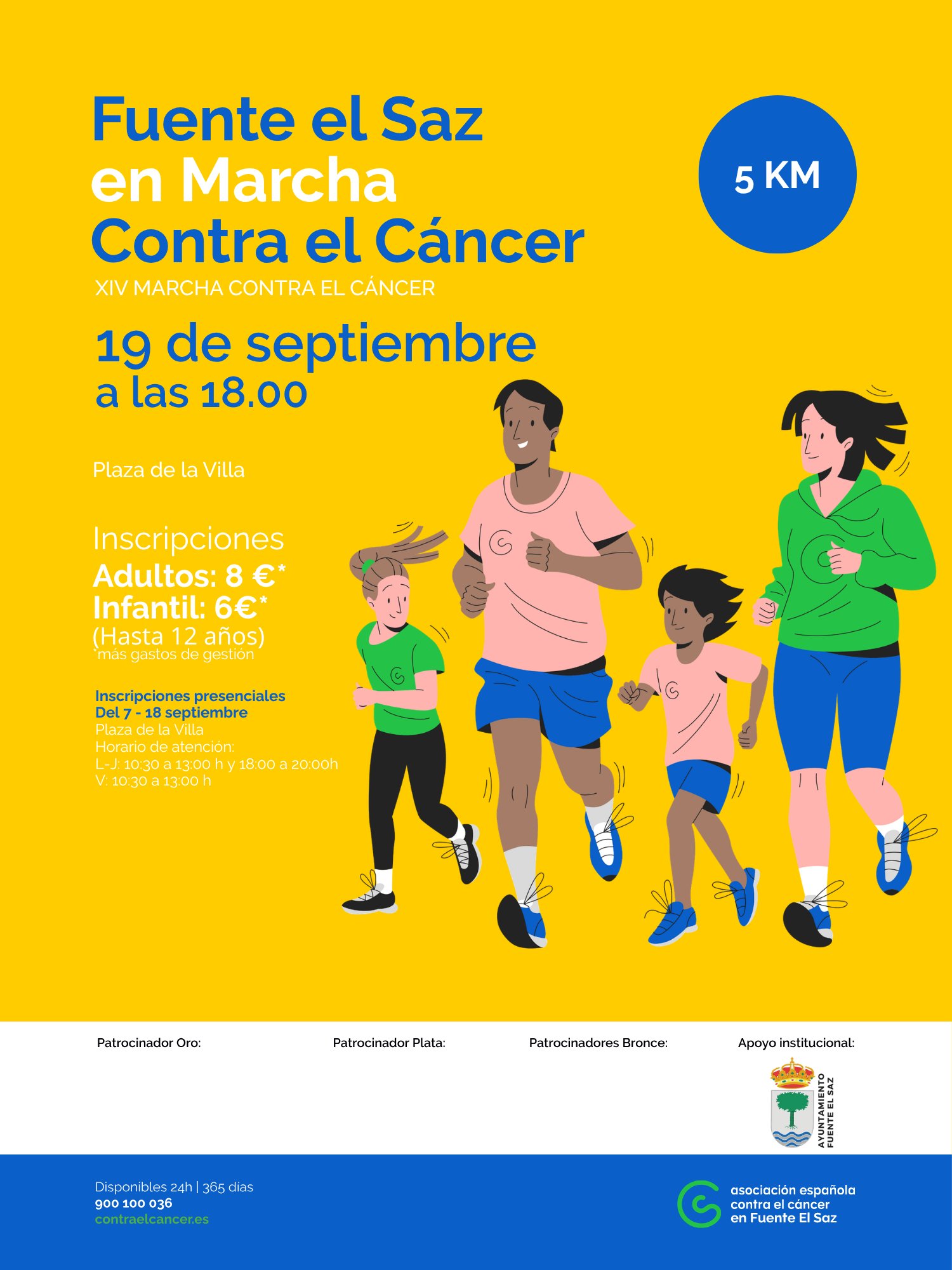 X MARCHA FUENTE EL SAZ CONTRA EL CÁNCER