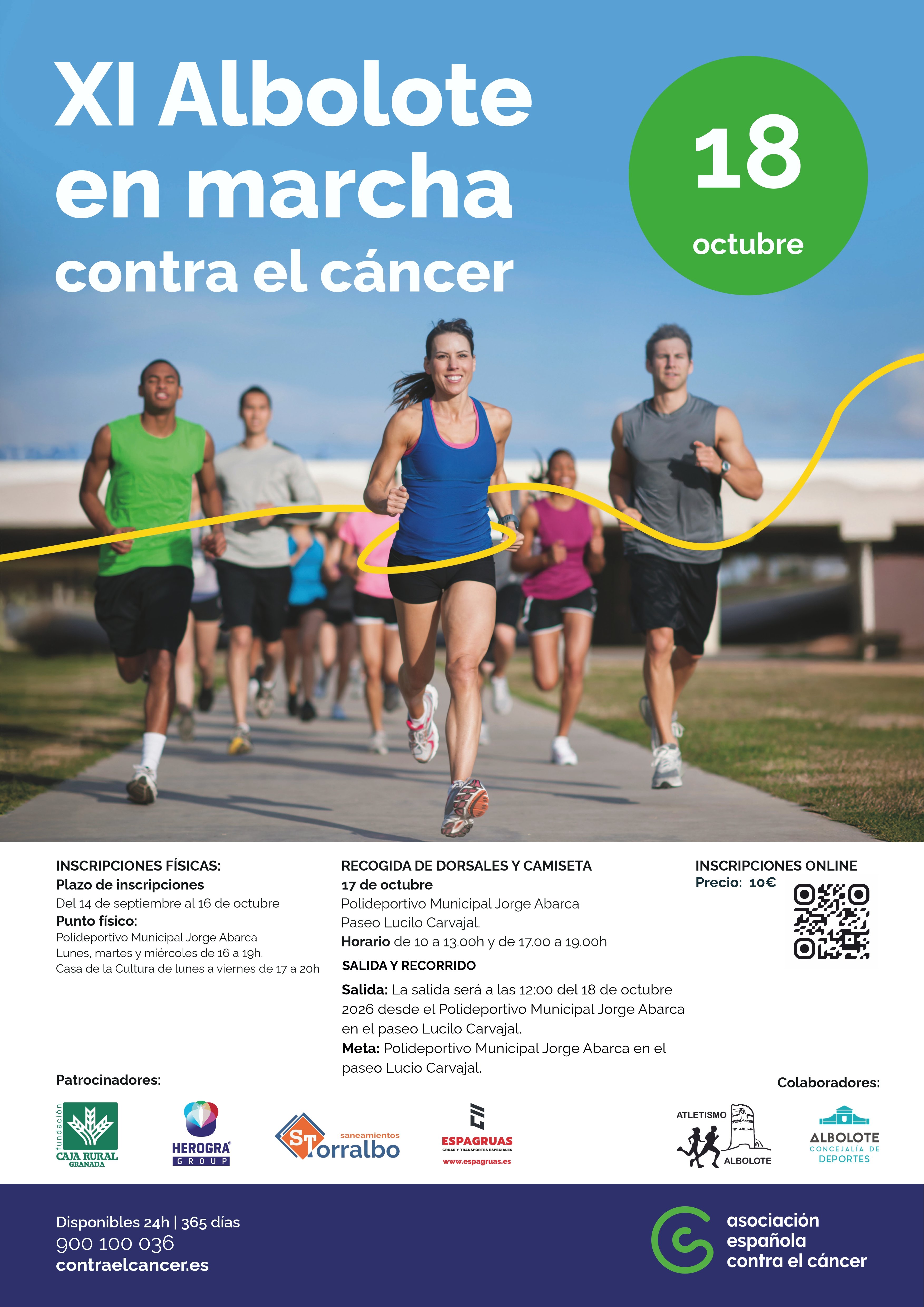 XI Albolote en Marcha contra el cáncer
