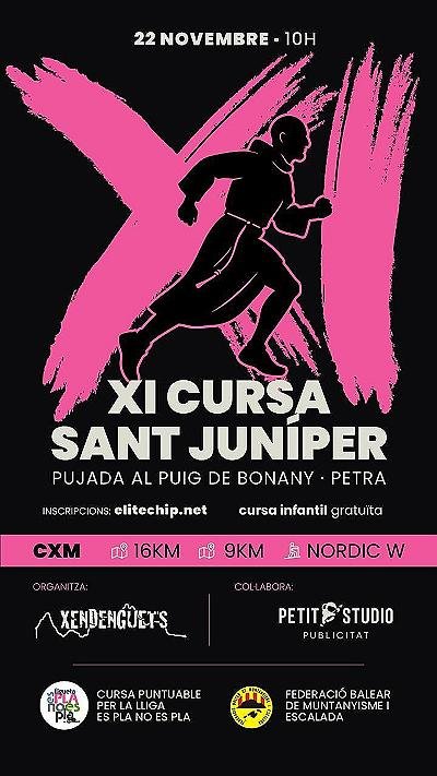 XI Cursa Sant Juniper & Sant Juniper Kids 2026 Logo