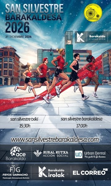 XIII San Silvestre Barakaldesa 2026 Logo