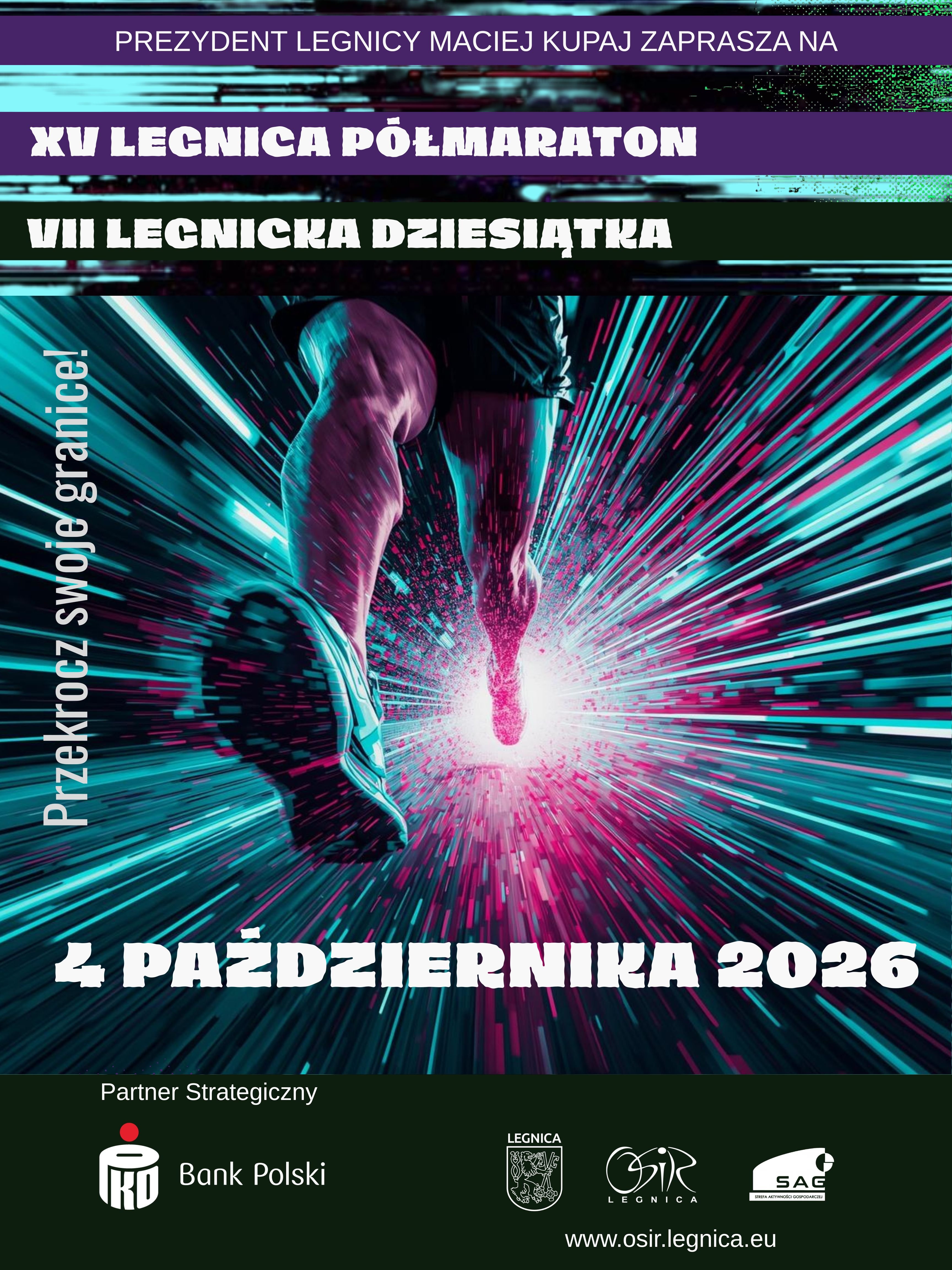 XV Legnicki Półmaraton - VII Legnicka Dziesiątka Logo