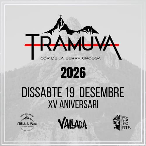 TRAMUVA, XV Trail Muntanya de Vallada Logo