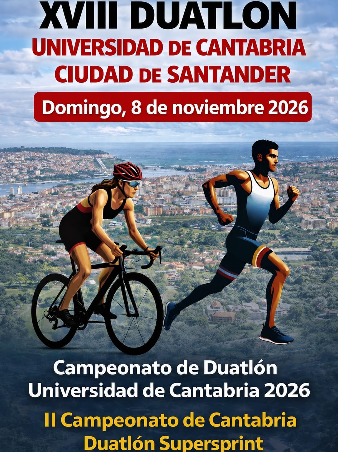 XVIII DUATLÓN UNIVERSIDAD DE CANTABRIA CIUDAD DE SANTANDER 2026