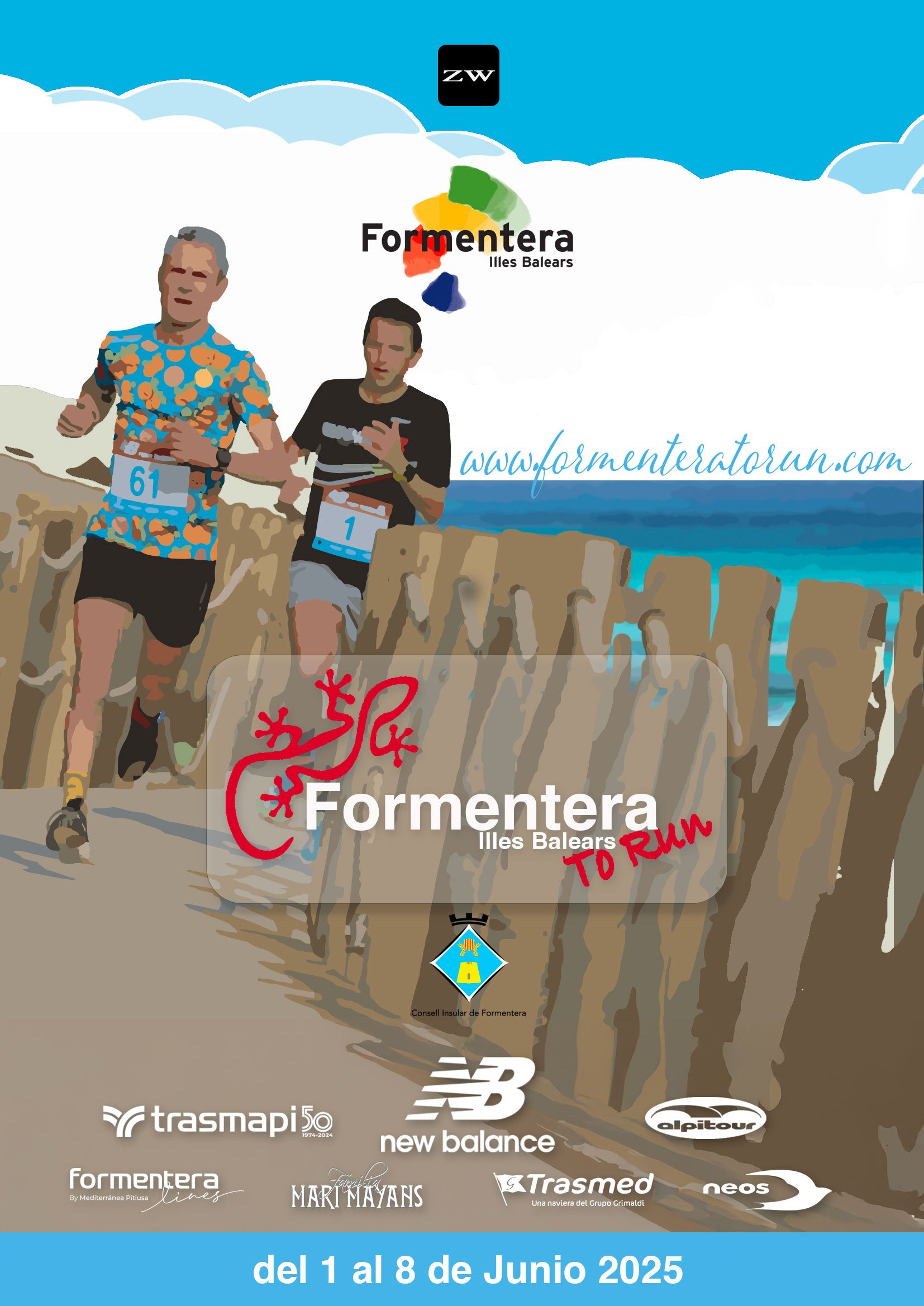 XVIII Formentera to Run 2027 Logo