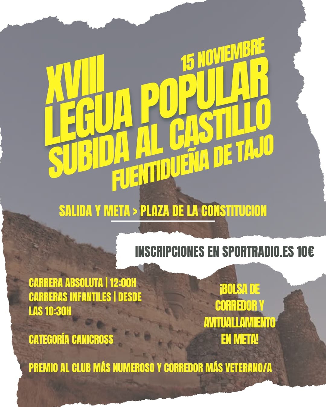 XXVIII LEGUA POPULAR SUBIDA AL CASTILLO