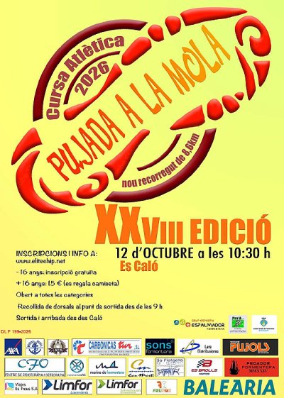 XXVIII Pujada a la Mola 2026 Logo