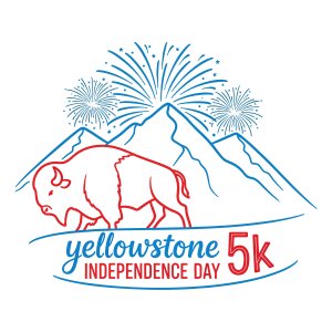 Yellowstone Independence Day 5k 2027 Logo